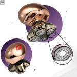 Skull Shaver Butterfly Kiss Pro Roségold für Frauen