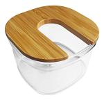 Bambus-Rasierständer für Skull Shaver Pitbull Gold