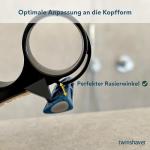 Twinshaver Glatzen Rasierer für schnelle Ergebnisse