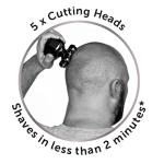 Remington Kopfrasierer mit UK-Stecker