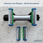 Twinshaver Glatzen Rasierer für schnelle Ergebnisse