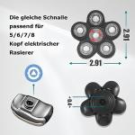 6D Rasierkopf für Pitbull Skull Shaver