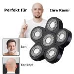 6D Rasierkopf für Pitbull Skull Shaver