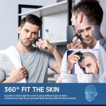 5-in-1 Elektrischer Glatzenrasierer mit 7 Köpfen