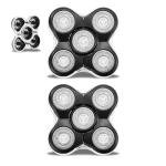 BESTBOMG Ersatzköpfe für Remington Glatzenrasierer (2 Stück)