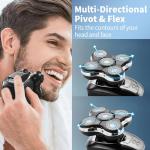 BESTBOMG Ersatzköpfe für Remington Glatzenrasierer (2 Stück)