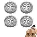 Ersatzköpfe für Skull Shaver Pitbull (4er Set)
