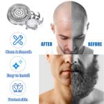 4 Ersatz-Scherköpfe für Skull Shaver Pitbull