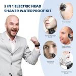 Elektrischer Glatzenrasierer 5-in-1 mit 7 Köpfen