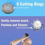 Ersatzköpfe für Skull Shaver Pitbull, 8 Stück