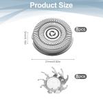 8 Ersatzklingen für Skull Shaver Pitbull Rasierer