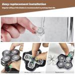 9 Ersatzscherköpfe für Pitbull Skull Shaver