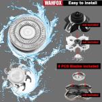 8 Stück Ersatzklingen für Skull Shaver Pitbull