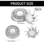 8 Ersatzklingen für Skull Shaver Pitbull Rasierer