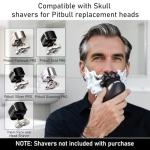 8 Ersatzklingen für Skull Shaver Pitbull Rasierer