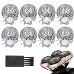 8 Ersatz-Scherköpfe für Skull Shaver Pitbull