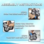 Ersatzköpfe für Skull Shaver - 16er Pack