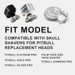 Ersatzköpfe für Skull Shaver - 16er Pack