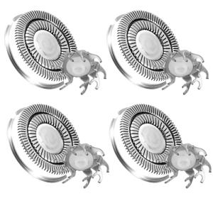 Ersatzklingen für Skull Shaver Pitbull (4 Stück)