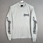 Vintage 80s Yesterday's Bar Restaurant Laurel Hardy T Shirt Adult Medium Gray