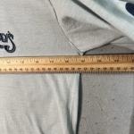 Vintage 80s Yesterday's Bar Restaurant Laurel Hardy T Shirt Adult Medium Gray