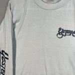 Vintage 80s Yesterday's Bar Restaurant Laurel Hardy T Shirt Adult Medium Gray