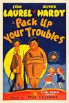 Posterazzi Pack Up Your Troubles From Left: Stan Laurel Oliver Hardy On 1940S Art 1932. Movie Masterprint Poster Print, (11 x 17)