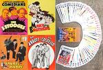 FLONZGIFT Famous Vintage Comedians Playing Cards (Poker Deck 54 Cards All Different) 3 Stooges, Marx Brothers, Laurel Hardy, Abbott Costello Vontage Comedy Movie Posters