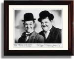 Generic Framed 8x10 Laurel and Hardy Autograph Promo Print - Ready to Hang