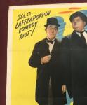 LAUREL AND HARDY POSTER ONE SHEET 1947 RE-RELEASES STOCK POSTER VERY RARE