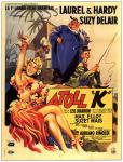 Laurel & Hardy Atoll K Suzy Delair movie poster print