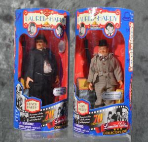 Exclusive Premiere Laurel & Hardy Limited Edition Action Figure Dolls Set of 2