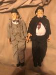 Vintage 1991 Laurel & Hardy 9"  Dolls