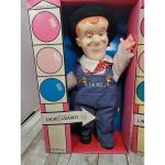 Vintage 1986 Laurel & Hardy 12" Stuffed Doll Figures w/ Original Box