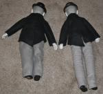 Vintage, Large Laurel & Hardy Figures  + M & M  With His Sax, A  Candy Dispenser