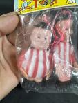 ✨Vintage Fat & Slim Laurel and Hardy Toy Figures NOS MIP Dime Store✨