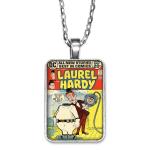 Laurel And Hardy #1 Cover Key Ring or Necklace Classic Comedy Duo Comic Book