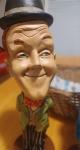 Vintage Laurel And Hardy Statues Carved Hand Painted