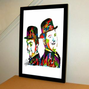 Laurel and Hardy Comedy Poster Print Wall Art 11x17