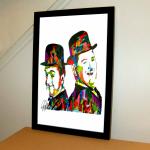 Laurel and Hardy Comedy Poster Print Wall Art 11x17