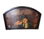 Laurel And Hardy Vintage Wooden Sign Wall Art 24"X35.5" 1940s Oil On Wood *Rare*
