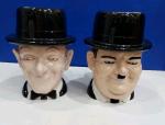 Vintage  Laurel And Hardy Ceramic Mugs. 