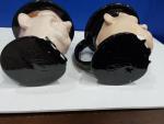 Vintage  Laurel And Hardy Ceramic Mugs. 