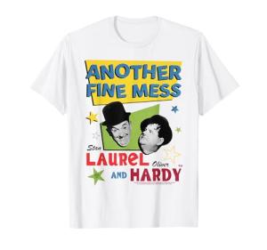 Laurel & Hardy Retro Another Fine Mess T-Shirt