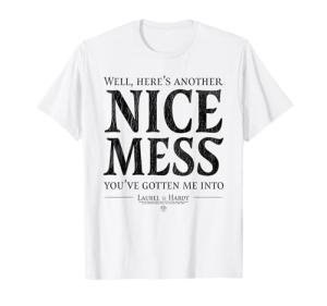 Laurel & Hardy Ollie's Here's Another Nice Mess Tee
