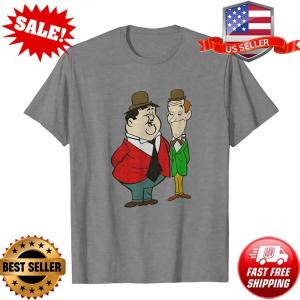 Laurel and Hardy Cartoon T-Shirt Fun