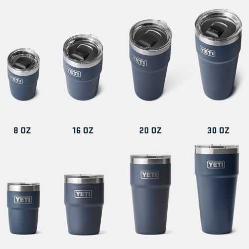 YETI Rambler Stackable Tumbler with MagSlider Lid, Red