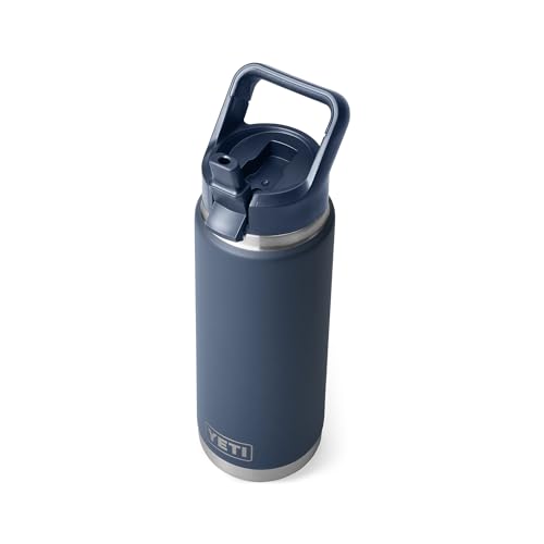YETI Rambler 750 ml Flask with Straw Lid, Navy