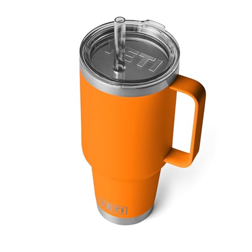 YETI 42 oz Rambler Tumbler with Handle & Straw