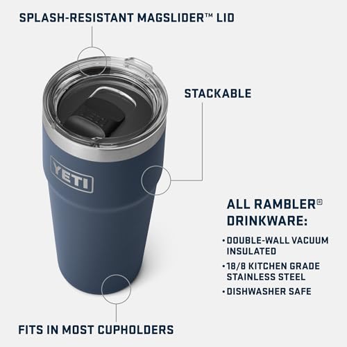 YETI Rambler 20 oz Stackable Tumbler - Power Pink